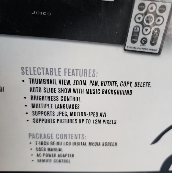 7inch Re:nu age defy LCD digital media screen. NWT - Picture 4 of 4